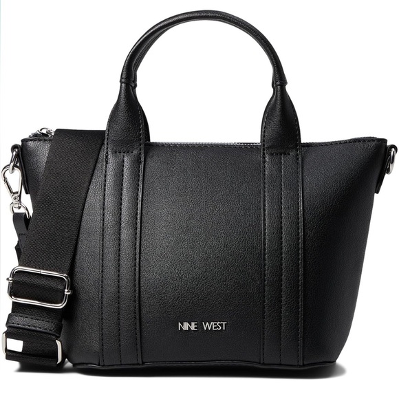 Nine West Black Small Tote Bag - Picture 1 of 5